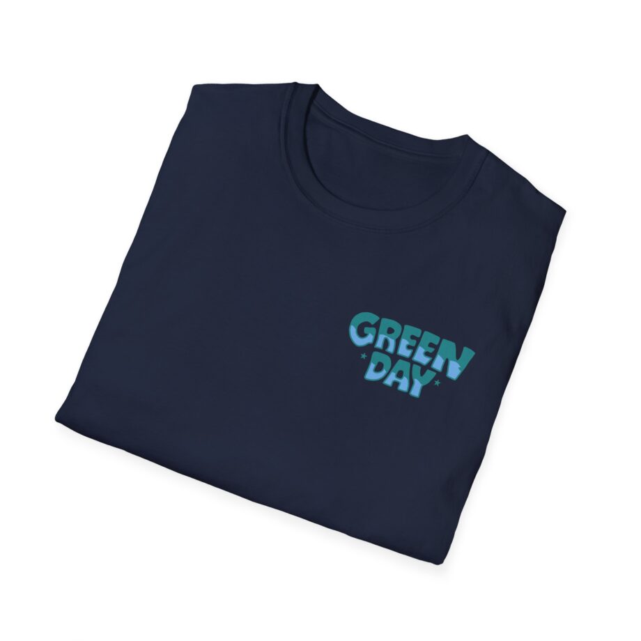Green Day Blue Skull Unisex Softstyle T-shirt