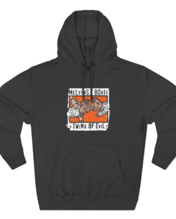 Melvins King Dunn  Three-Panel Fleece Hoodie