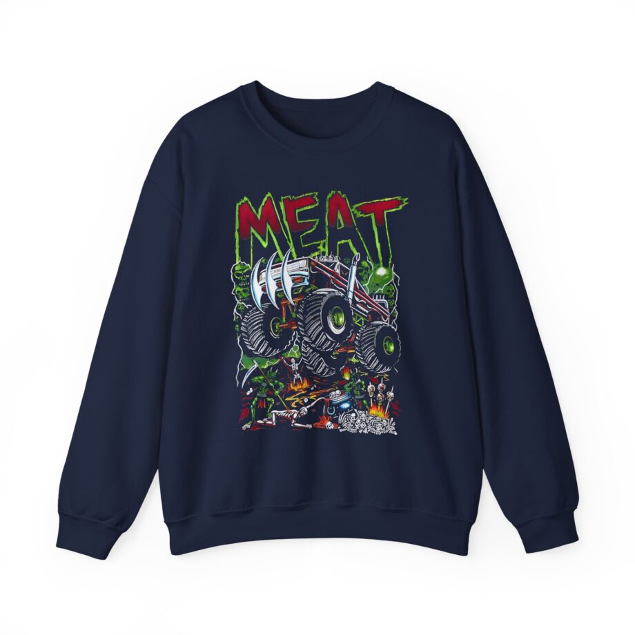 Papa Meat  Unisex Heavy Blend™ Crewneck Sweatshirt
