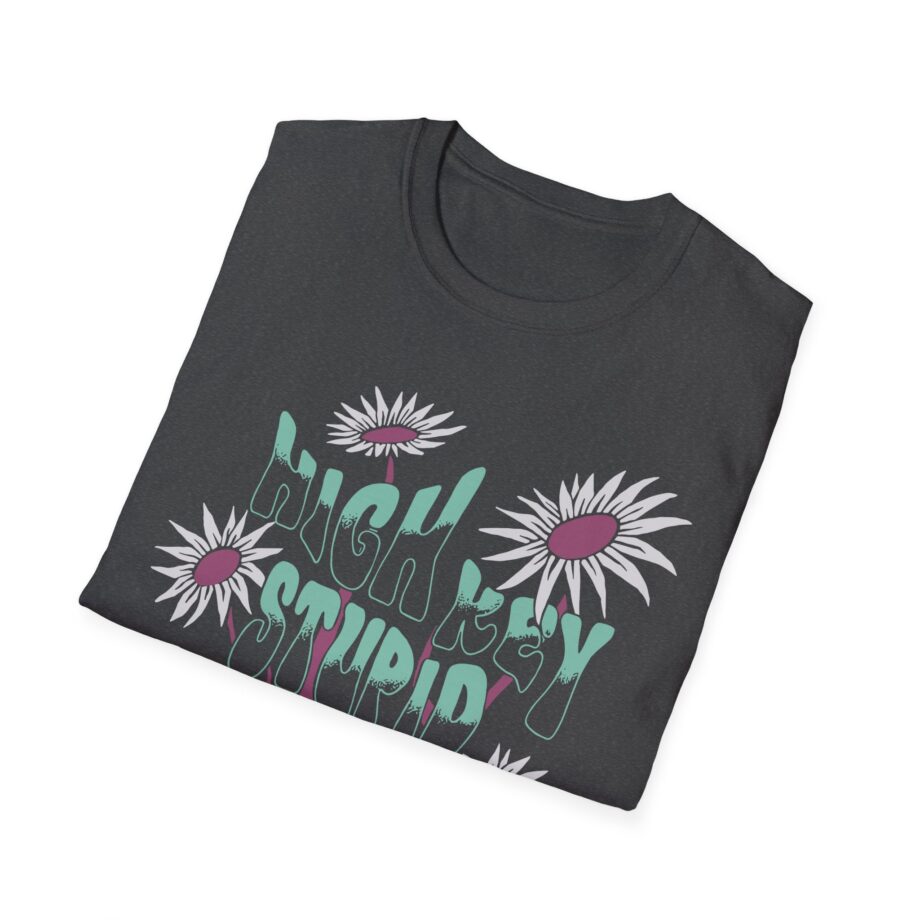 High Key Stupid Low Key Genius Unisex Softstyle T-Shirt
