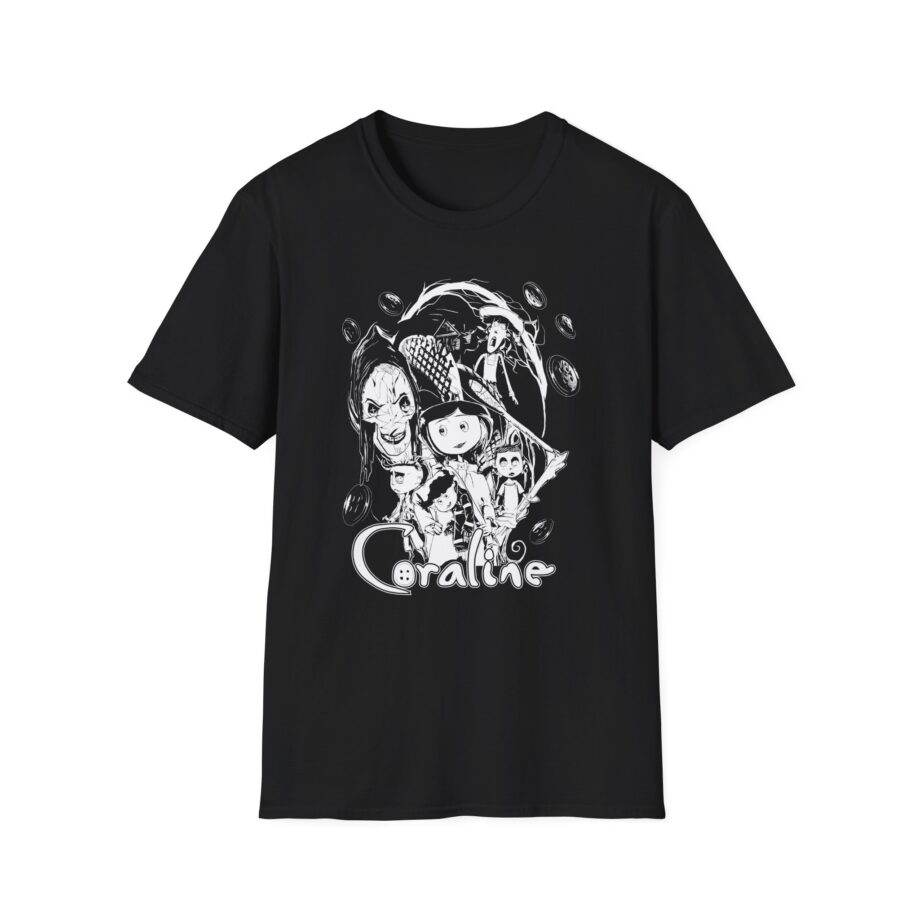 Coraline Group Buttons Unisex Softstyle T-shirt