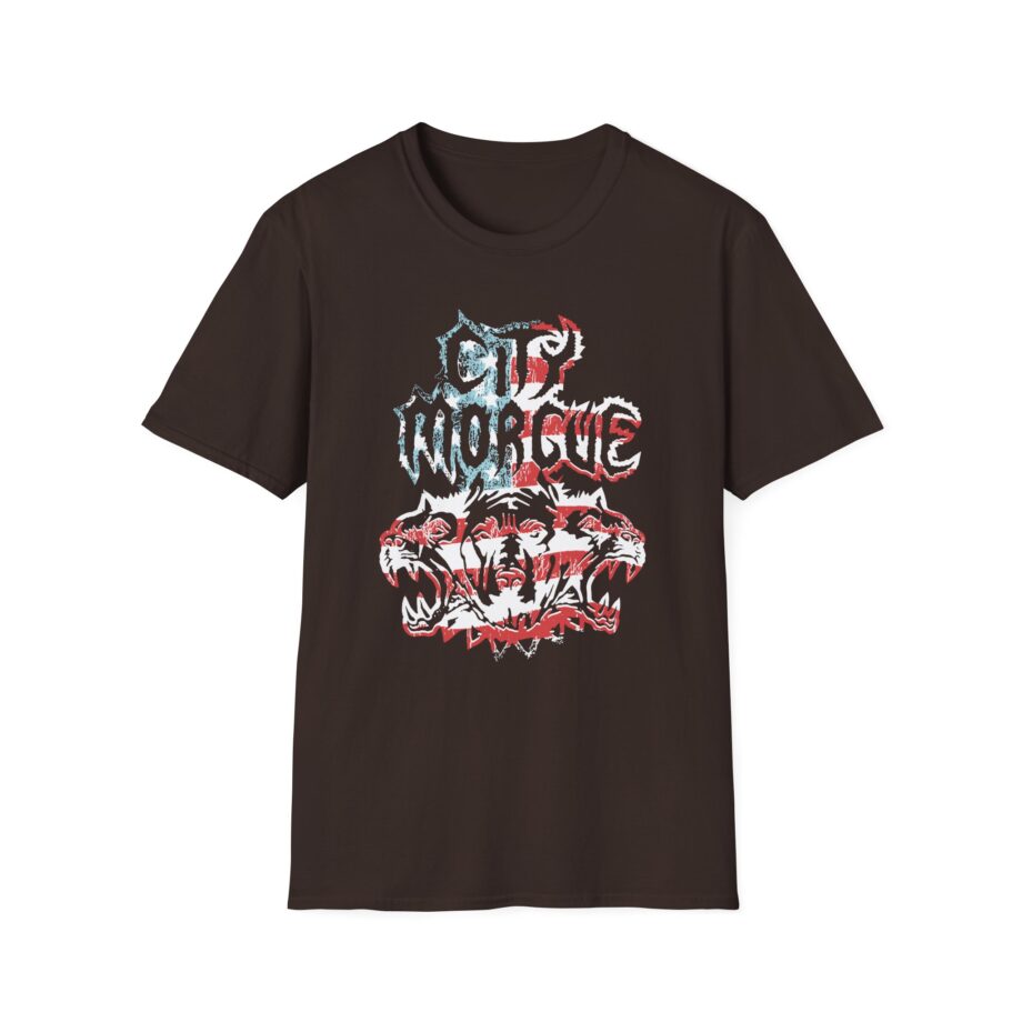 CM My Bloody America Knife Unisex Softstyle T-shirt