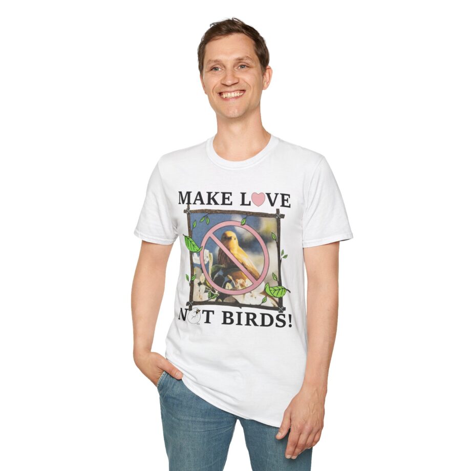 Birds Arent Real Unisex Softstyle T-shirt