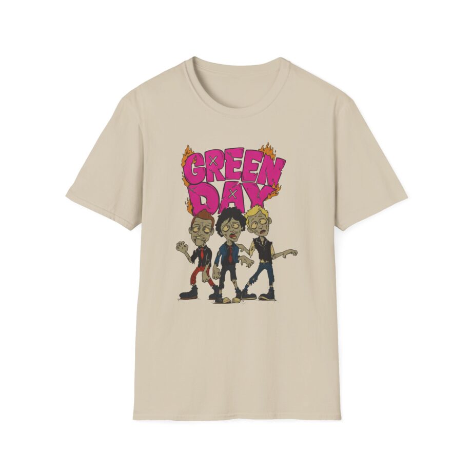 Green Day Walking Green Day Zombie Unisex Softstyle T-shirt