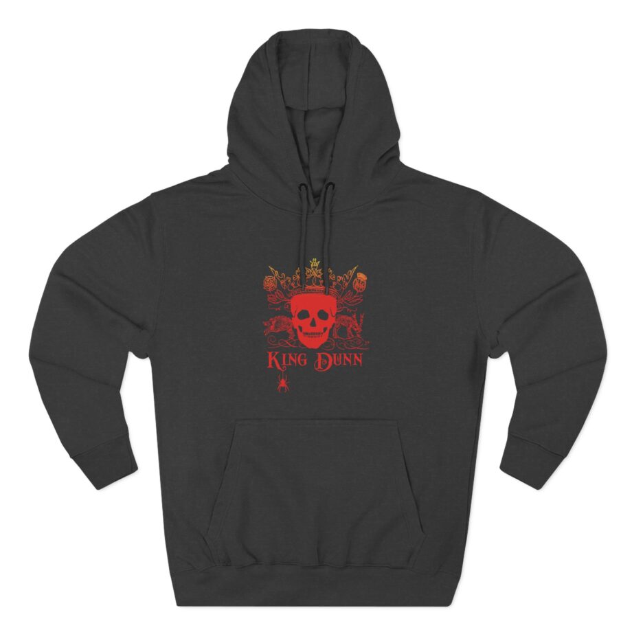 Melvins King Dunn Crown Skull Three-Panel Fleece Hoodie
