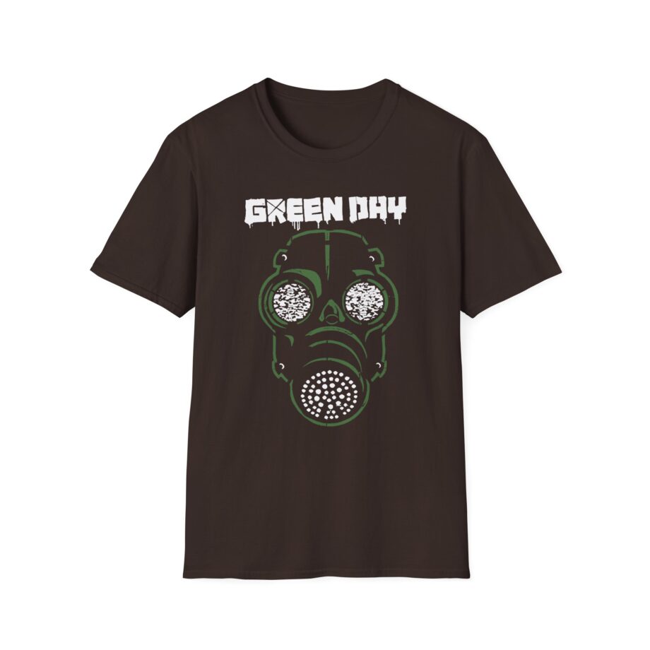 Green Day Gas Mask Unisex Softstyle T-shirt