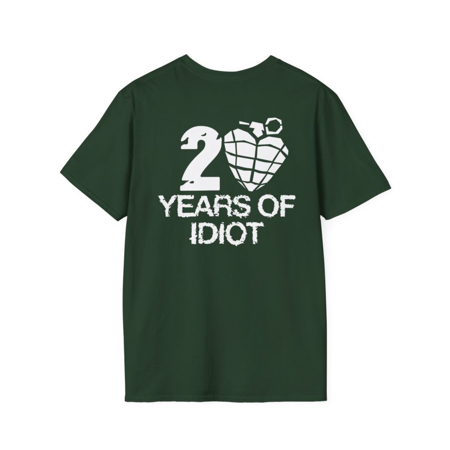 Green Day 20 Years of Idiot Unisex Softstyle T-shirt