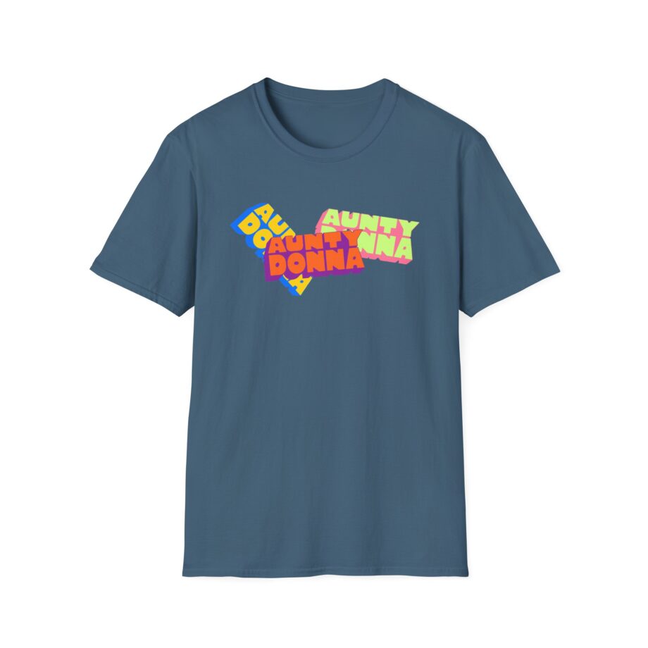 Aunty Donna Three Logo Unisex Softstyle T-shirt