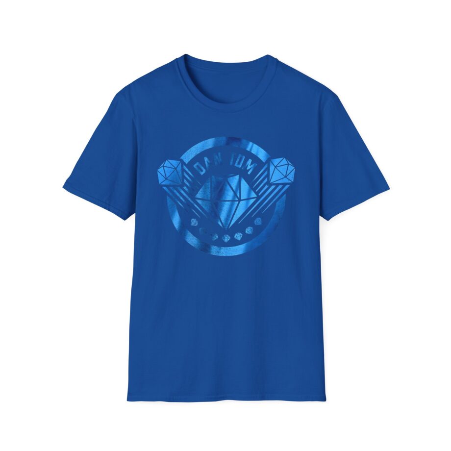 Dantdm Blue Foil Unisex Softstyle T-shirt