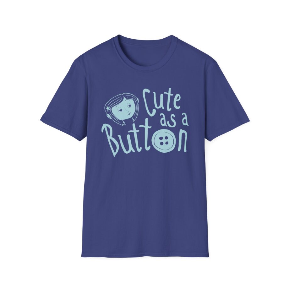 Coraline Cute Button Unisex Softstyle T-shirt