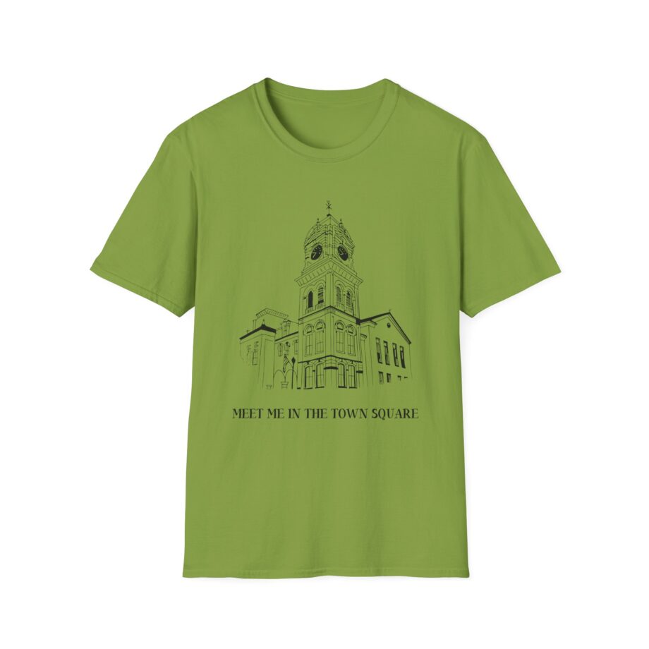 Nina Dobrev Eet Me in the Town Square  Unisex Softstyle T-Shirt