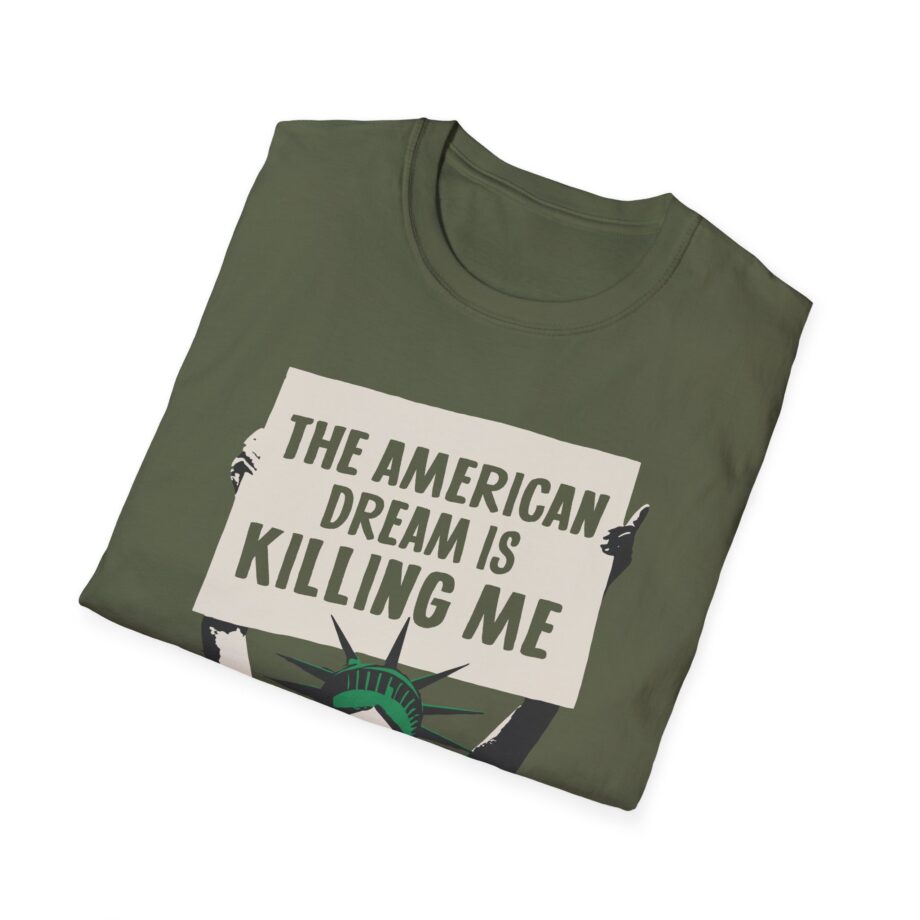 Green Day Lady Liberty Protest Unisex Softstyle T-shirt