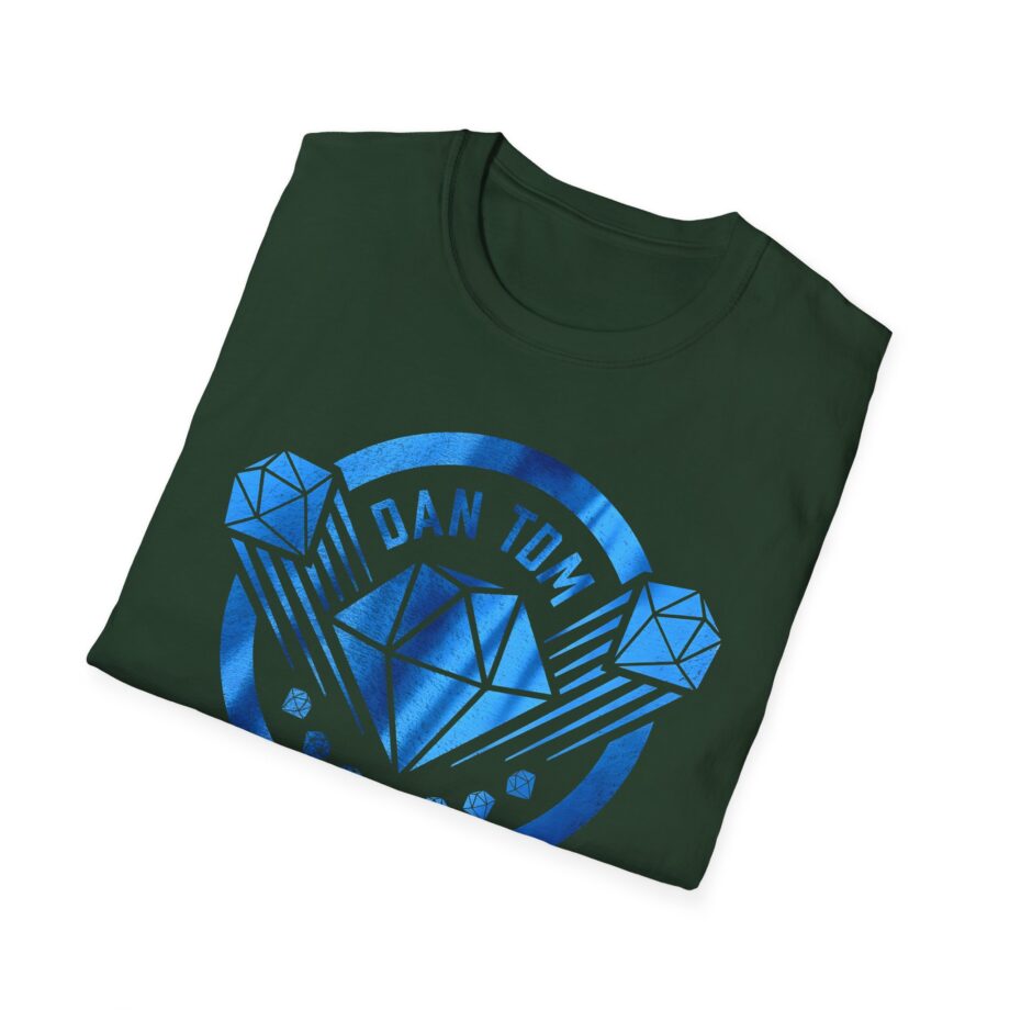 Dantdm Blue Foil Unisex Softstyle T-shirt
