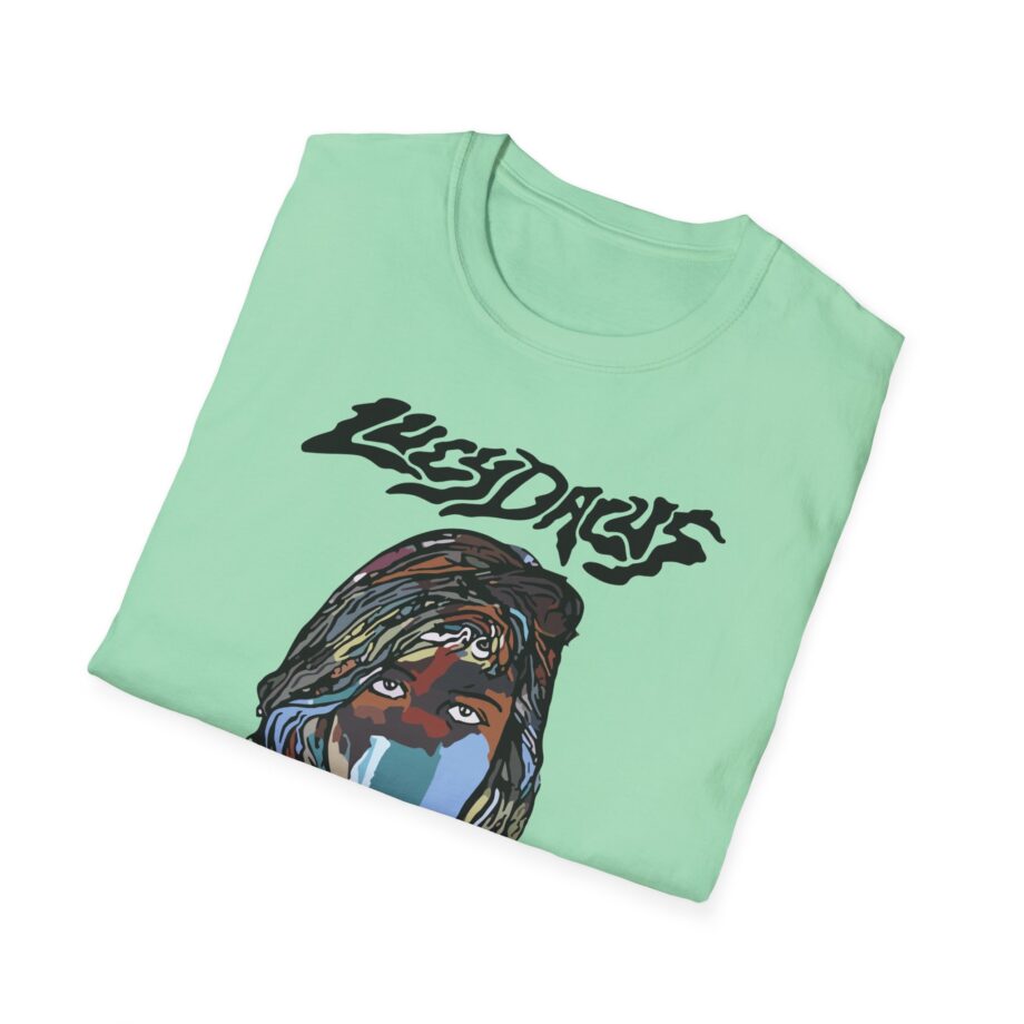 Lucy Dacus Portrait Baseball Raglan Unisex Softstyle T-Shirt