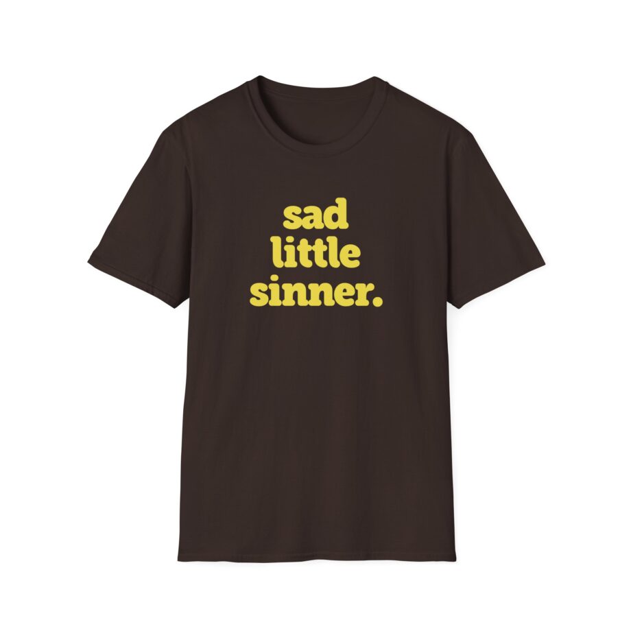 Raye Yellow Sad Little Sinner Unisex Softstyle T-Shirt