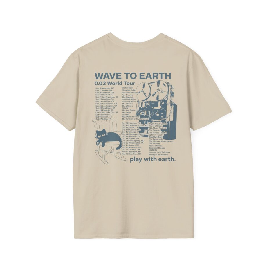 Wave to Earth 0.03 NA Tour Unisex Softstyle T-Shirt
