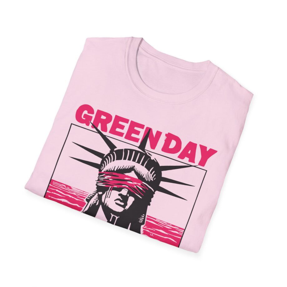 Green Day Lady Liberty Unisex Softstyle T-shirt
