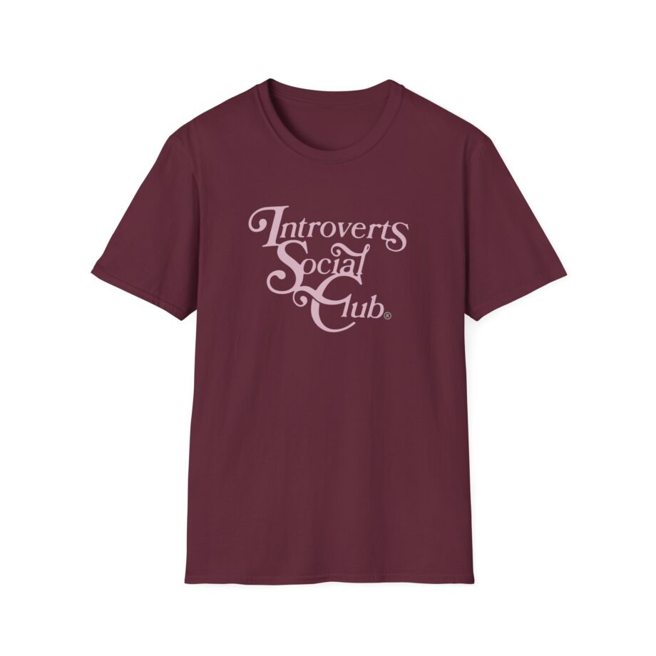 Kallmekris Introverts Social Club  Unisex Softstyle T-Shirt