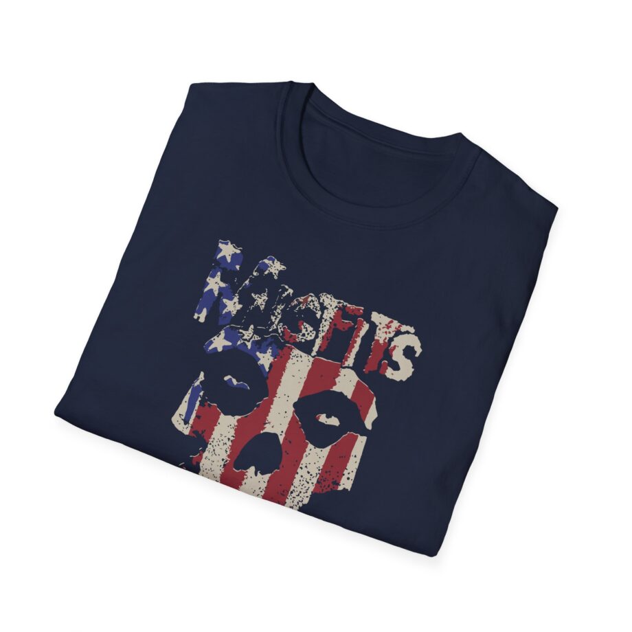 Misfits Stars and Stripes Fiend Skull Unisex Softstyle T-Shirt