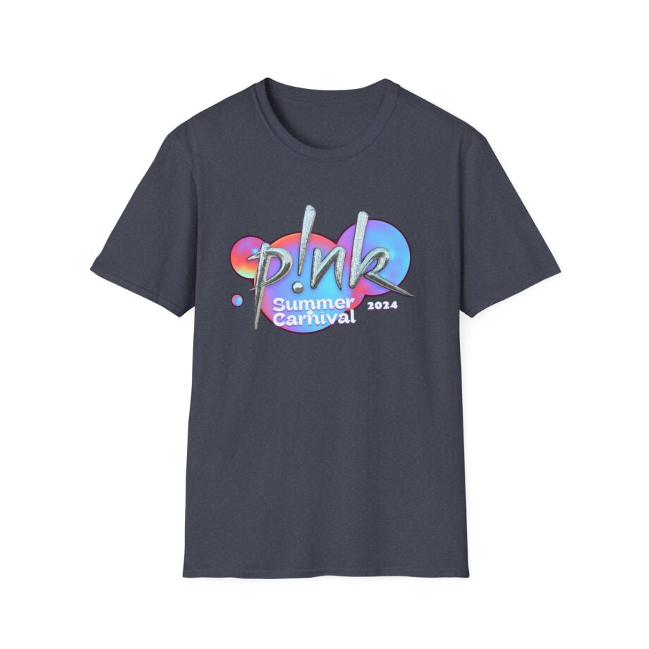 P!nk Split Tie Dye Unisex Softstyle T-Shirt