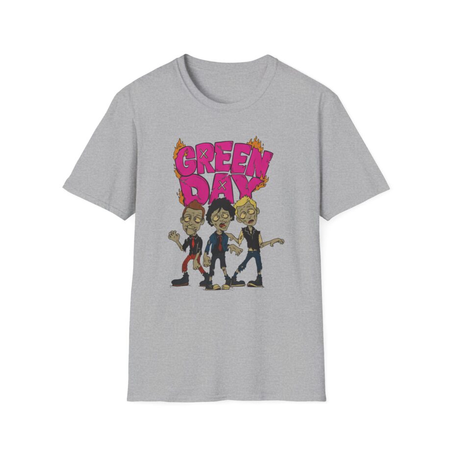 Green Day Walking Green Day Zombie Unisex Softstyle T-shirt