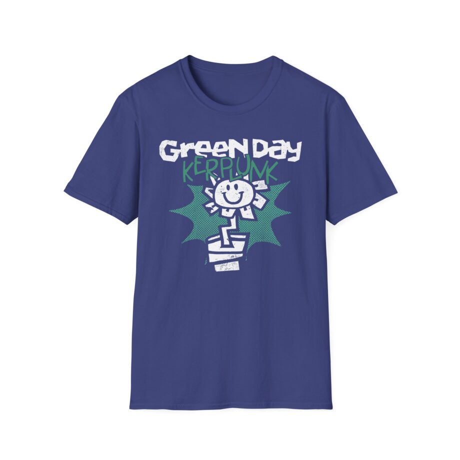 Green Day Kerplunk Vintage Flower Unisex Softstyle T-shirt