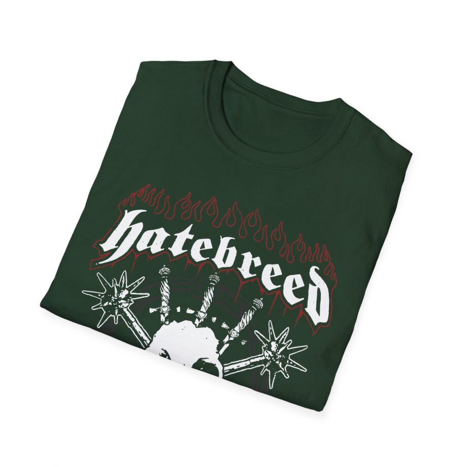 Hatebreed Flames & Skull Logo Unisex Softstyle T-Shirt