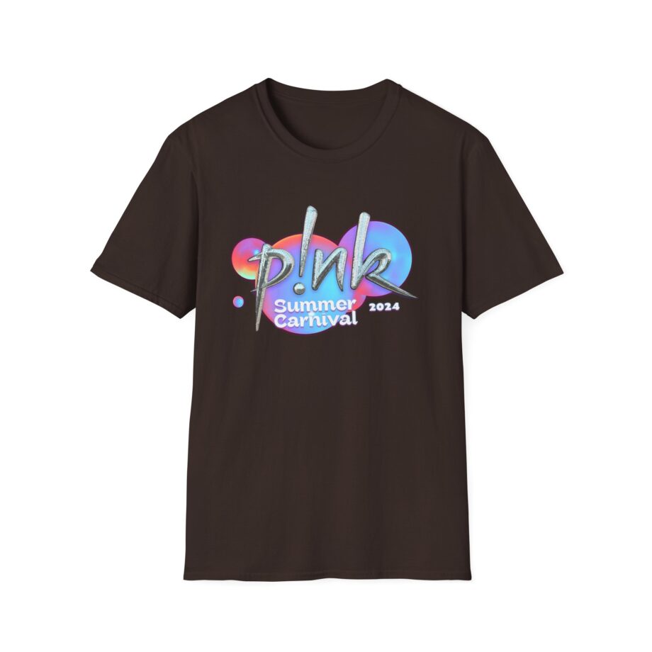 P!nk Split Tie Dye Unisex Softstyle T-Shirt