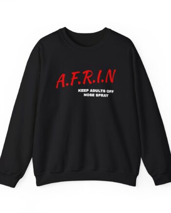 Nate Bargatze Afrin Keep Adults of Nose Spray Unisex Heavy Blend™ Crewneck Sweatshirt