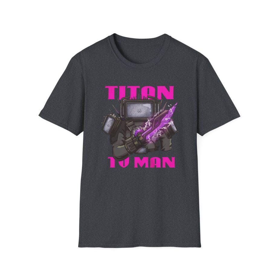 Dafuqboom Titan Tv Man Zap Unisex Softstyle T-Shirt