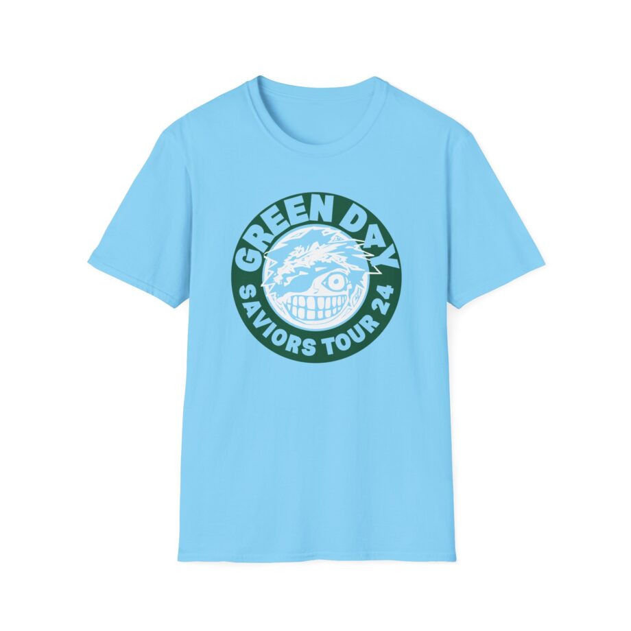 Green Day Saviors Tour 24 Satin Bomber Unisex Softstyle T-shirt