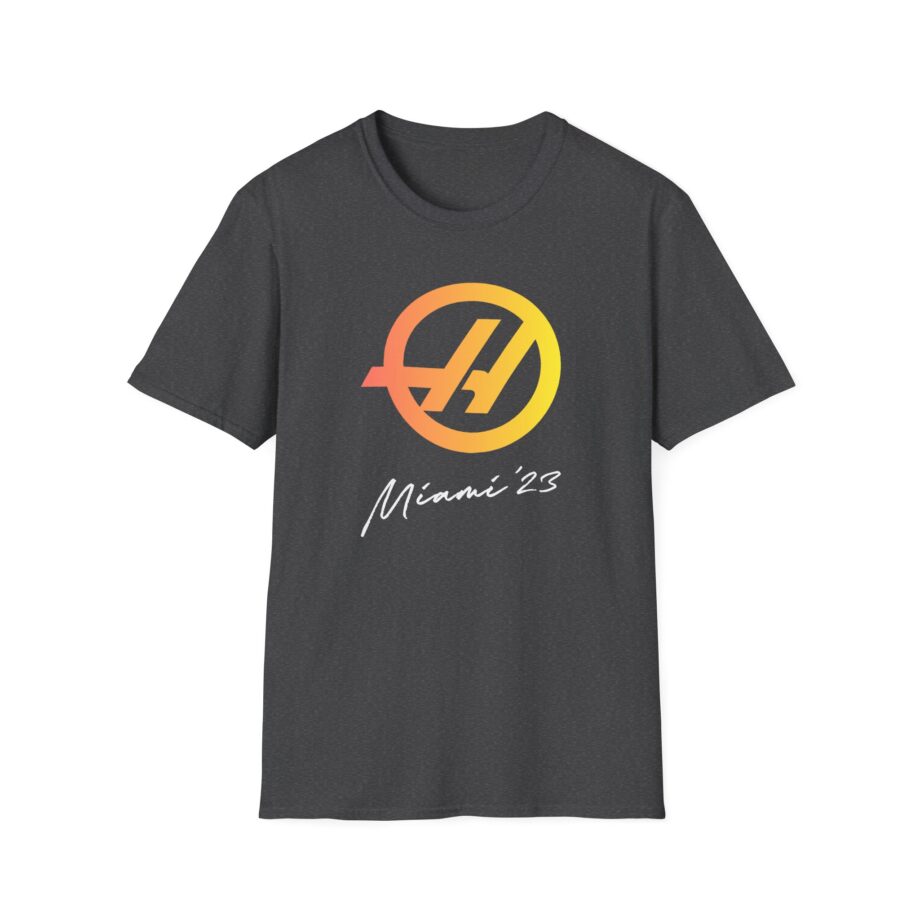 Haas F1 Miami Gp Unisex Softstyle T-shirt