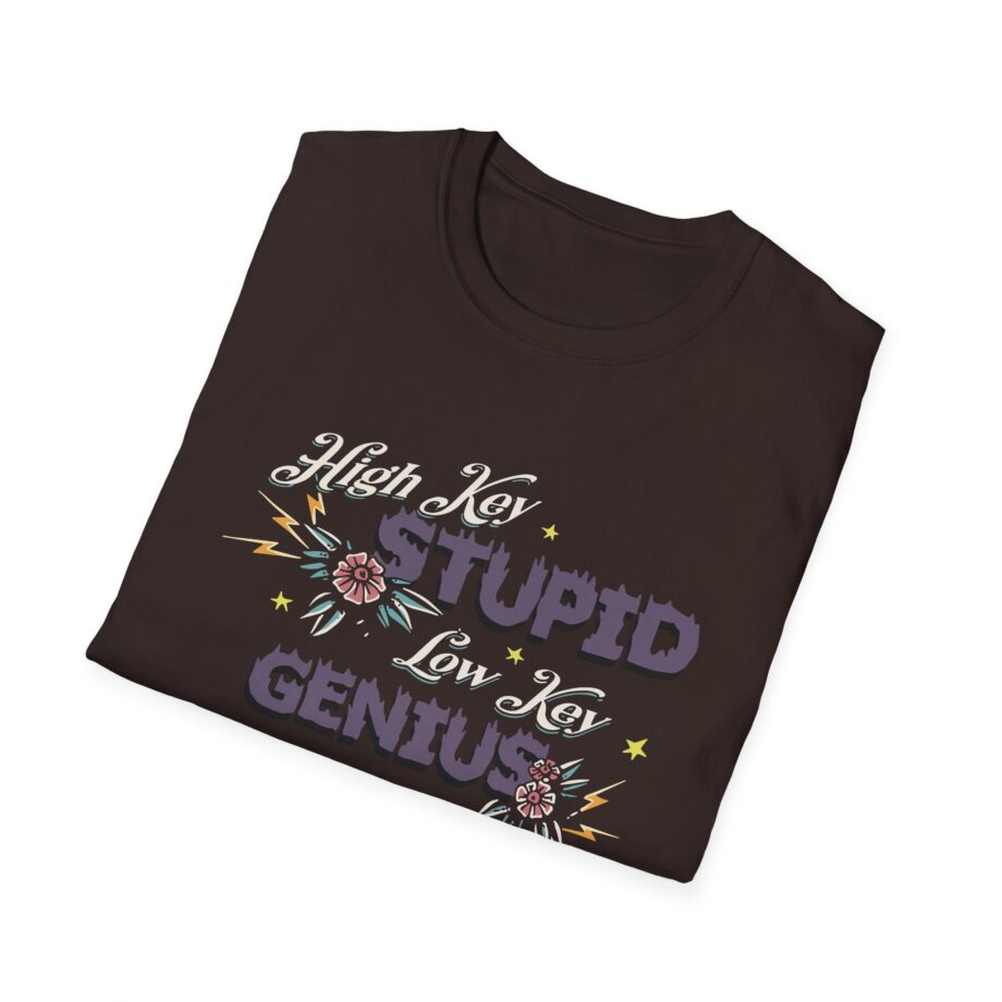 Kallmekris High Key Stupid Genius  Unisex Softstyle T-Shirt