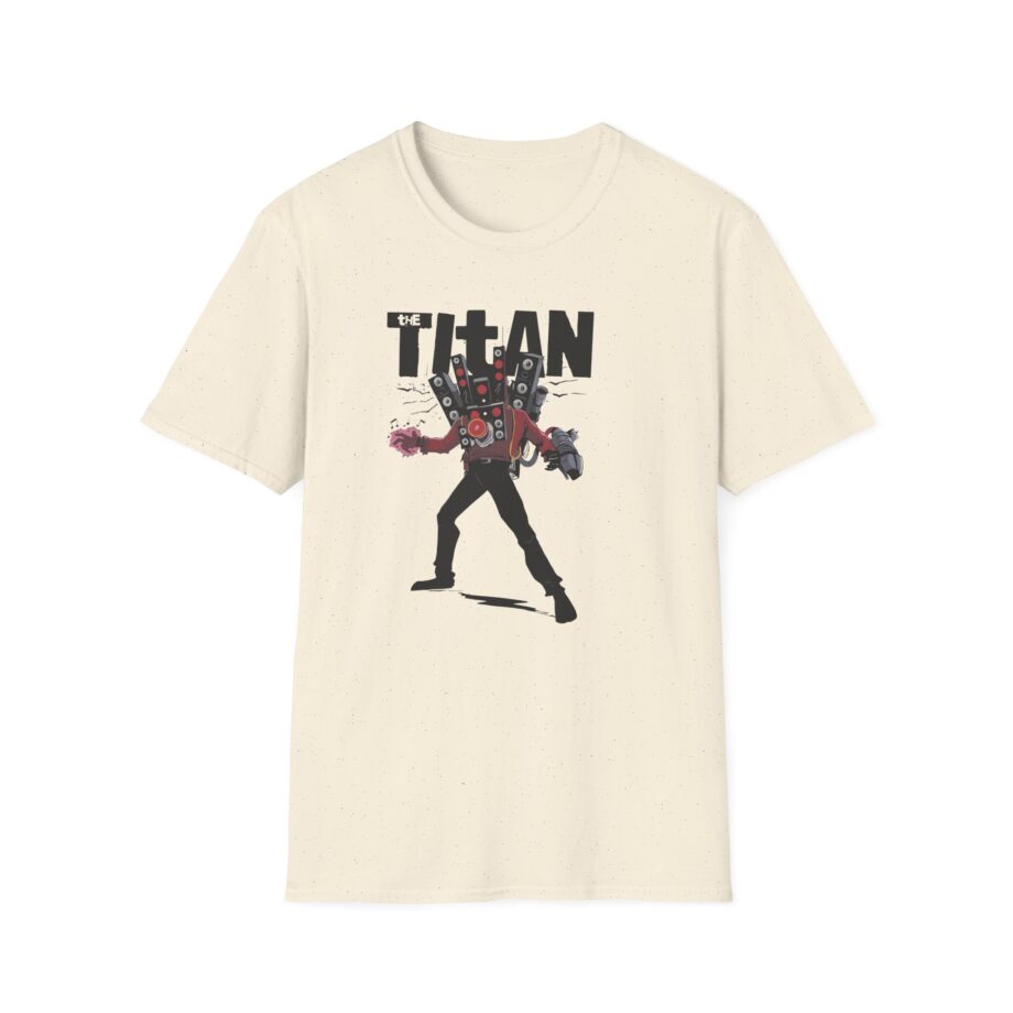 Dafuqboom Titan Speakerman High Voltage Unisex Softstyle T-Shirt