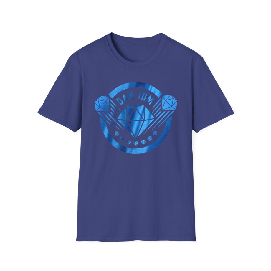 Dantdm Blue Foil Unisex Softstyle T-shirt