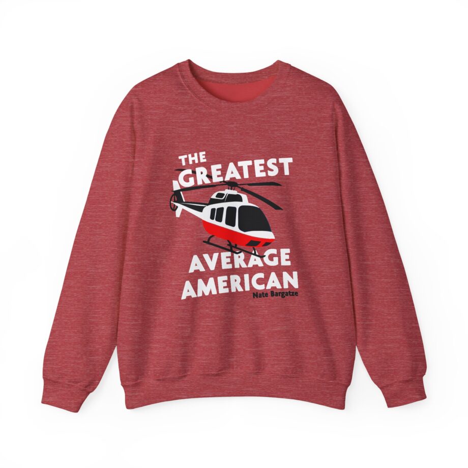 The Greatest Average American Nate Bargatze Unisex Heavy Blend™ Crewneck Sweatshirt