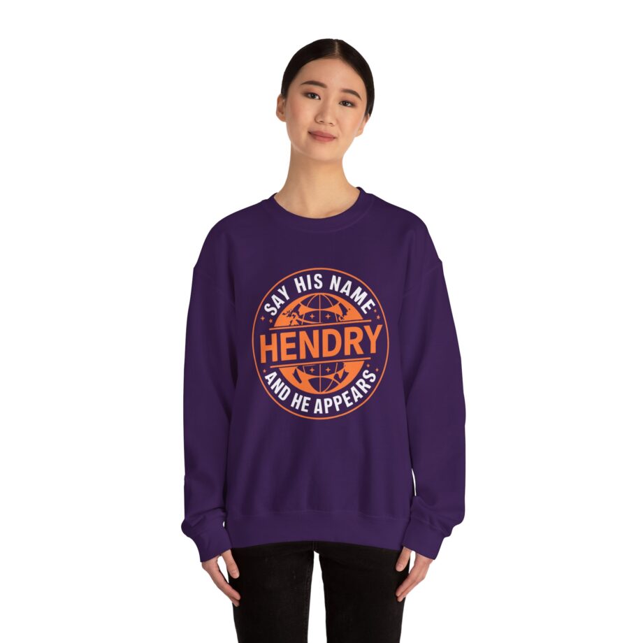 Say His Name Joe Hendry Unisex Heavy Blend™ Crewneck Sweatshirt