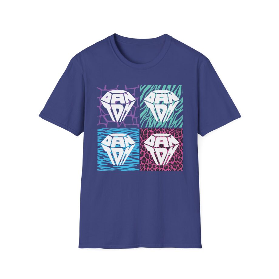 Dan Tdm Hair Metal Diamonds Unisex Softstyle T-shirt