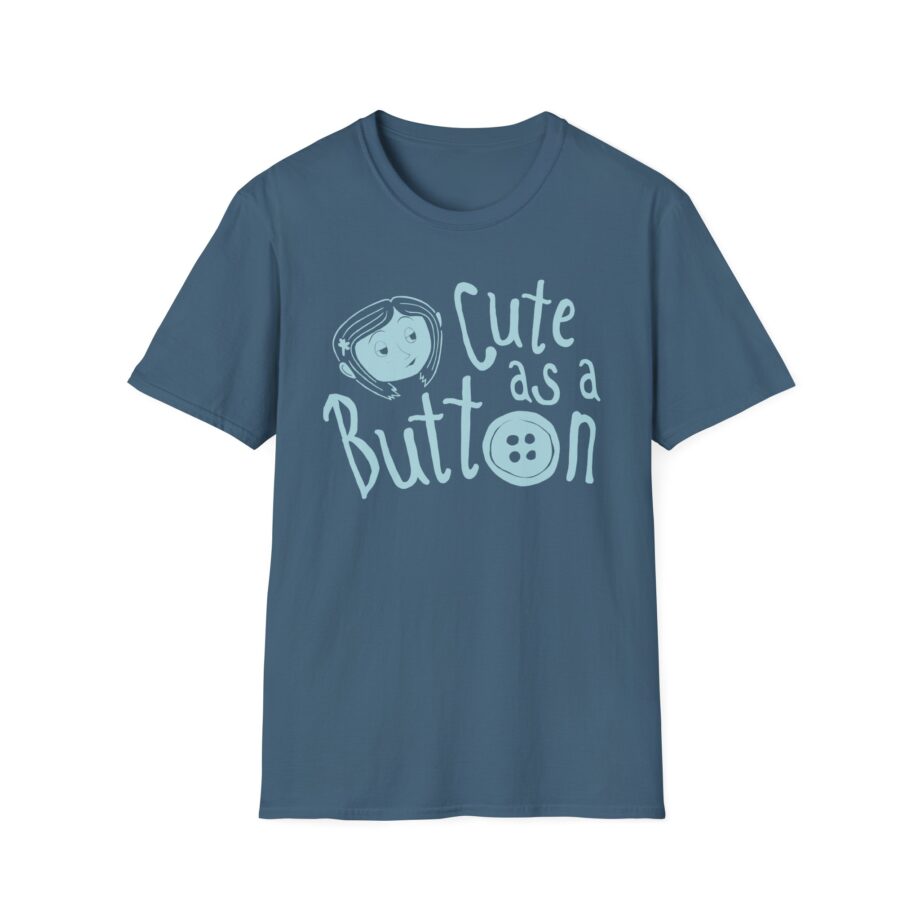 Coraline Cute Button Unisex Softstyle T-shirt