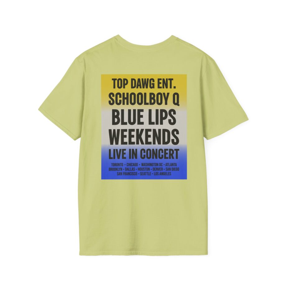 Isaiah Rashad the Blue Lips Tour Unisex Softstyle T-Shirt