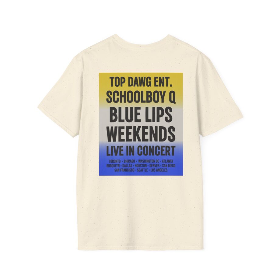 Isaiah Rashad the Blue Lips Tour Unisex Softstyle T-Shirt