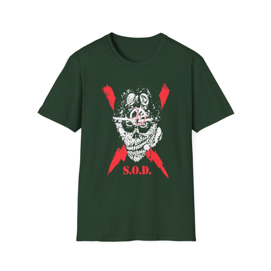 Sod, Stormtroopers of Death, Metal Band Unisex Softstyle T-shirt
