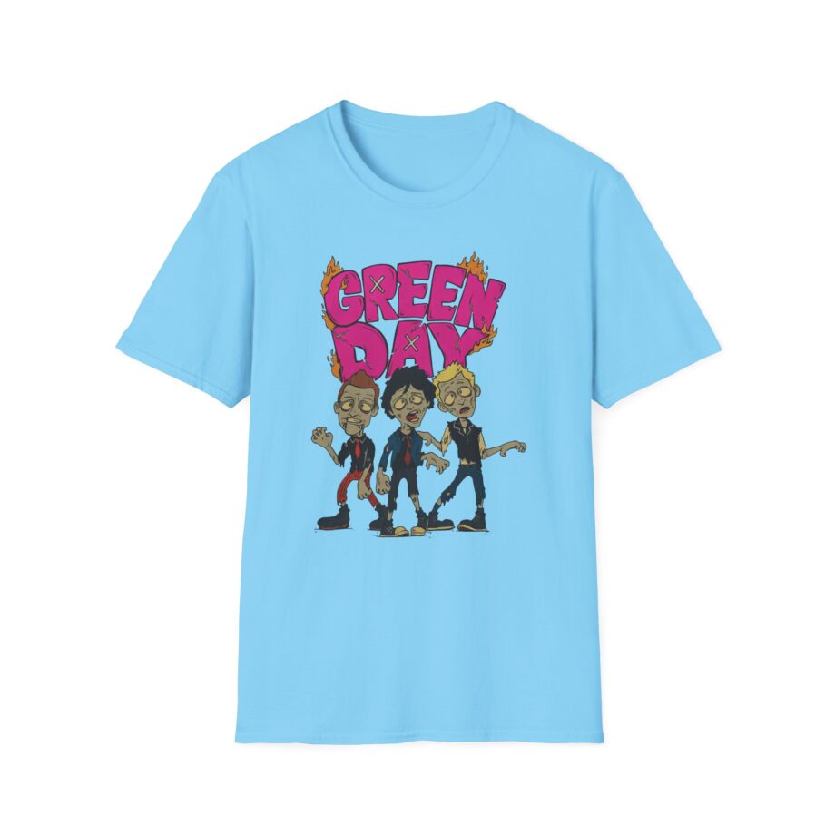Green Day Walking Green Day Zombie Unisex Softstyle T-shirt