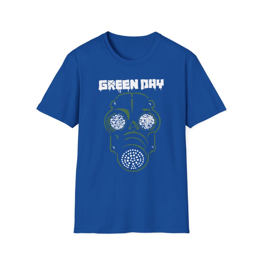Green Day Gas Mask Unisex Softstyle T-shirt