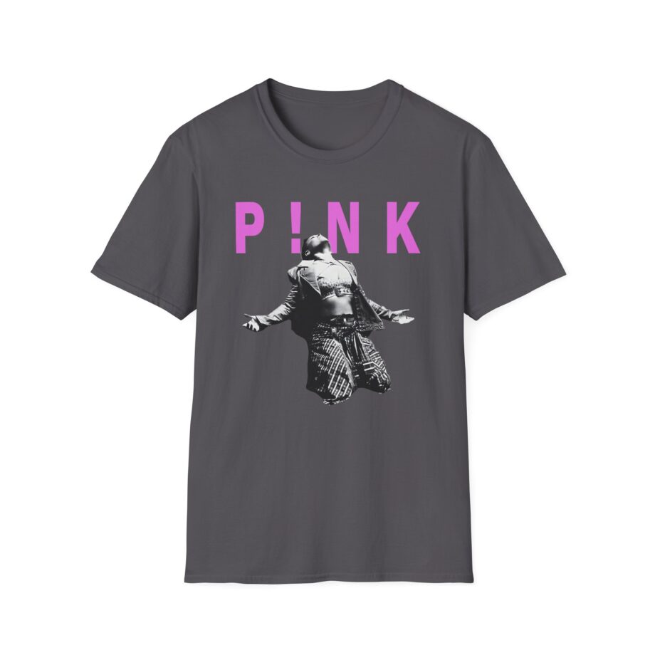 Pink Trustfall Praise Unisex Softstyle T-shirt
