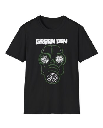 Green Day Gas Mask Unisex Softstyle T-shirt