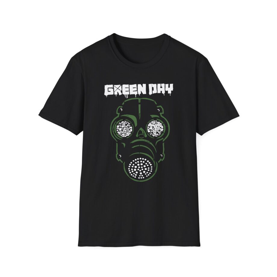 Green Day Gas Mask Unisex Softstyle T-shirt