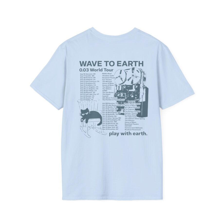 Wave to Earth 0.03 NA Tour Unisex Softstyle T-Shirt