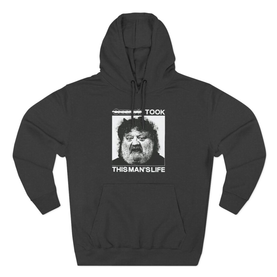 Papa Meat  Three-Panel Fleece Hoodie