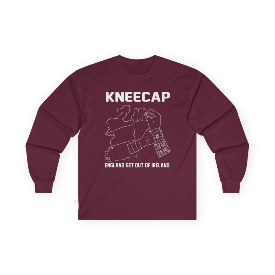 Kneecap England Get Out of Ireland Unisex Ultra Cotton Long Sleeve Tee